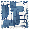 Meander, Navy - Roller Blind